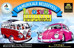 1. Vosvos Festivali 26 Ekim de Pamukkale de Başlayacak