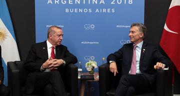 Cumhurbaşkanı Erdoğan, Arjantin Devlet Başkanı Macri ile görüştü